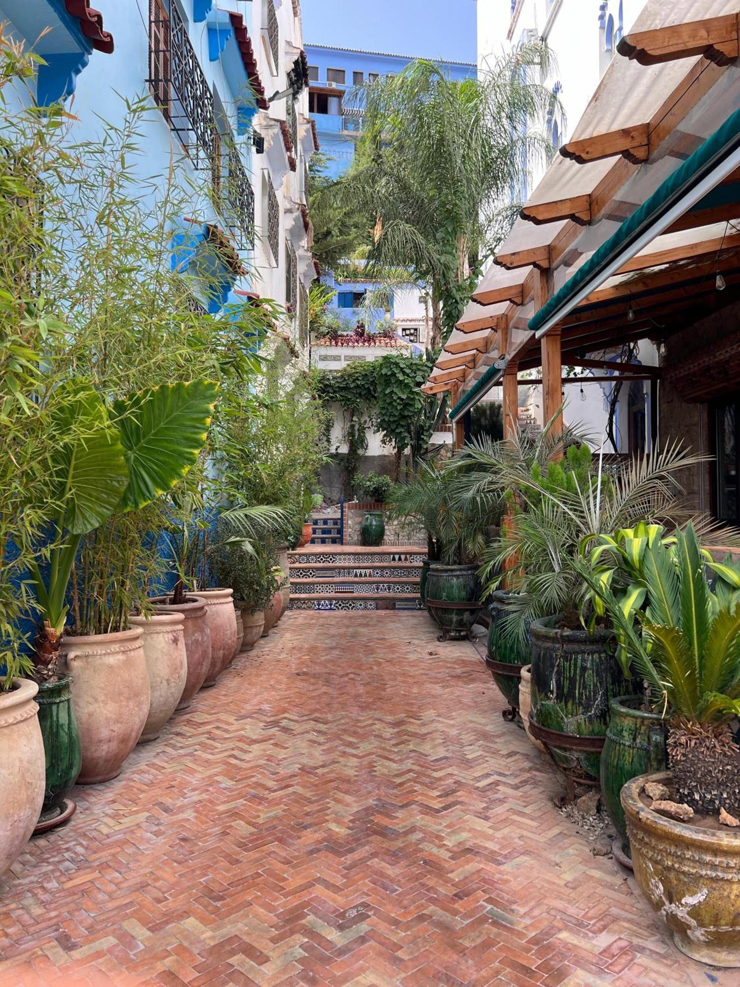Maison D'Hote Bien Equipe Au Centre De Chefchaouen Esterno foto